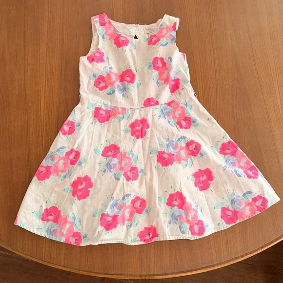 8 KIDS Floral Pink and White Dress - Picture 1 of 4